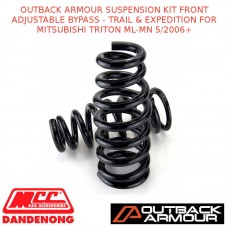 OUTBACK ARMOUR SUSPENSION KIT FRONT ADJ BYPASS TRAIL & EXPD TRITON ML-MN 5/2006+